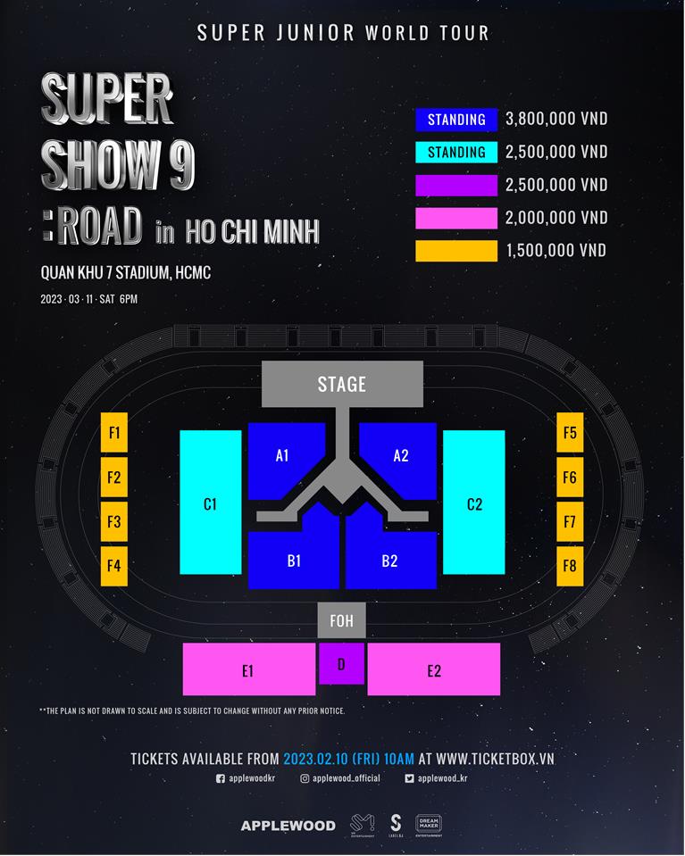 SUPER JUNIOR WORLD TOUR – SUPER SHOW 9 : ROAD in HO CHI MINH