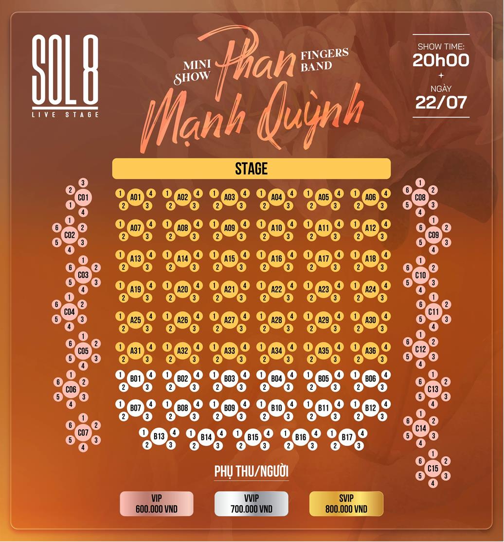 [Hà Nội | SOL 8 - Live Stage] Mini show Phan Mạnh Quỳnh | Ticketbox