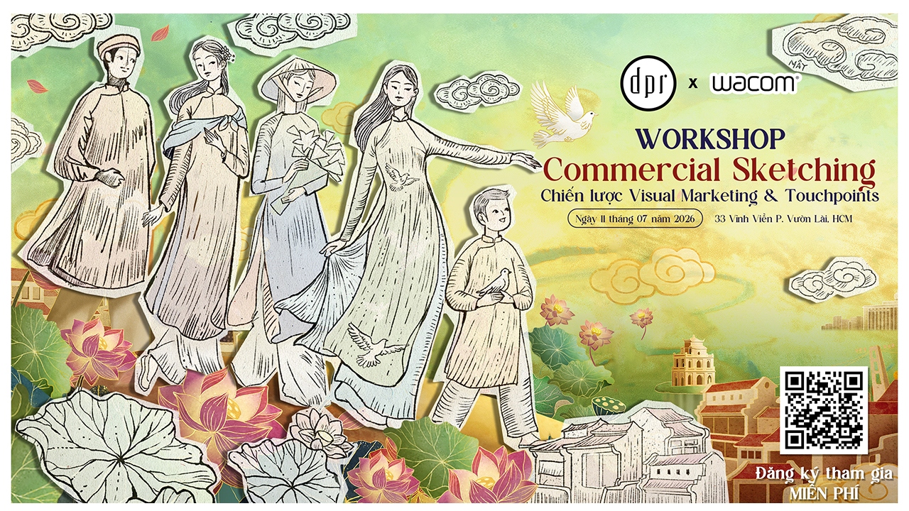 [WORKSHOP] COMMERCIAL SKETCHING - Chiến lược Visual Marketing & Touchpoints