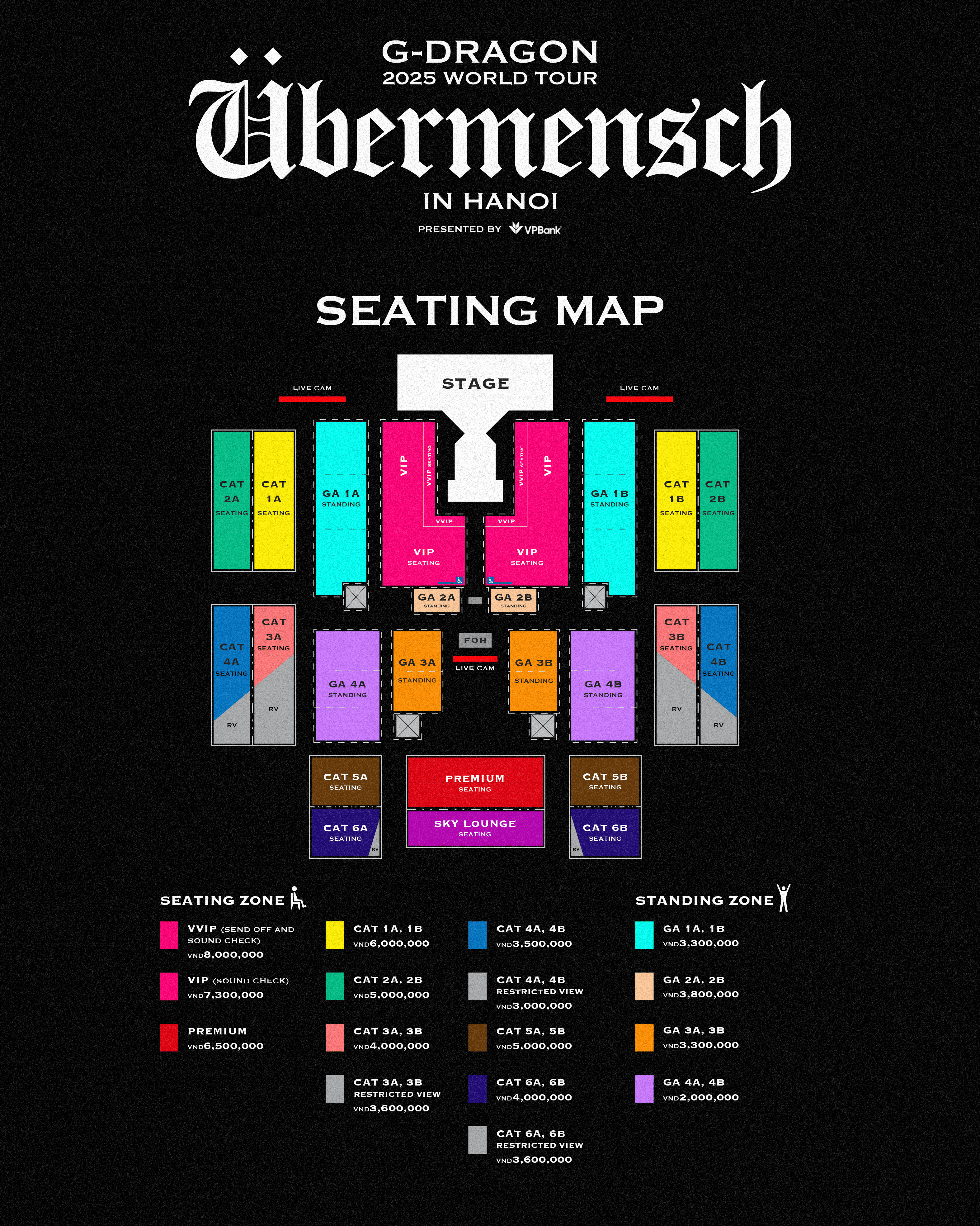 G-DRAGON 2025 WORLD TOUR [Übermensch] IN HANOI, PRESENTED BY