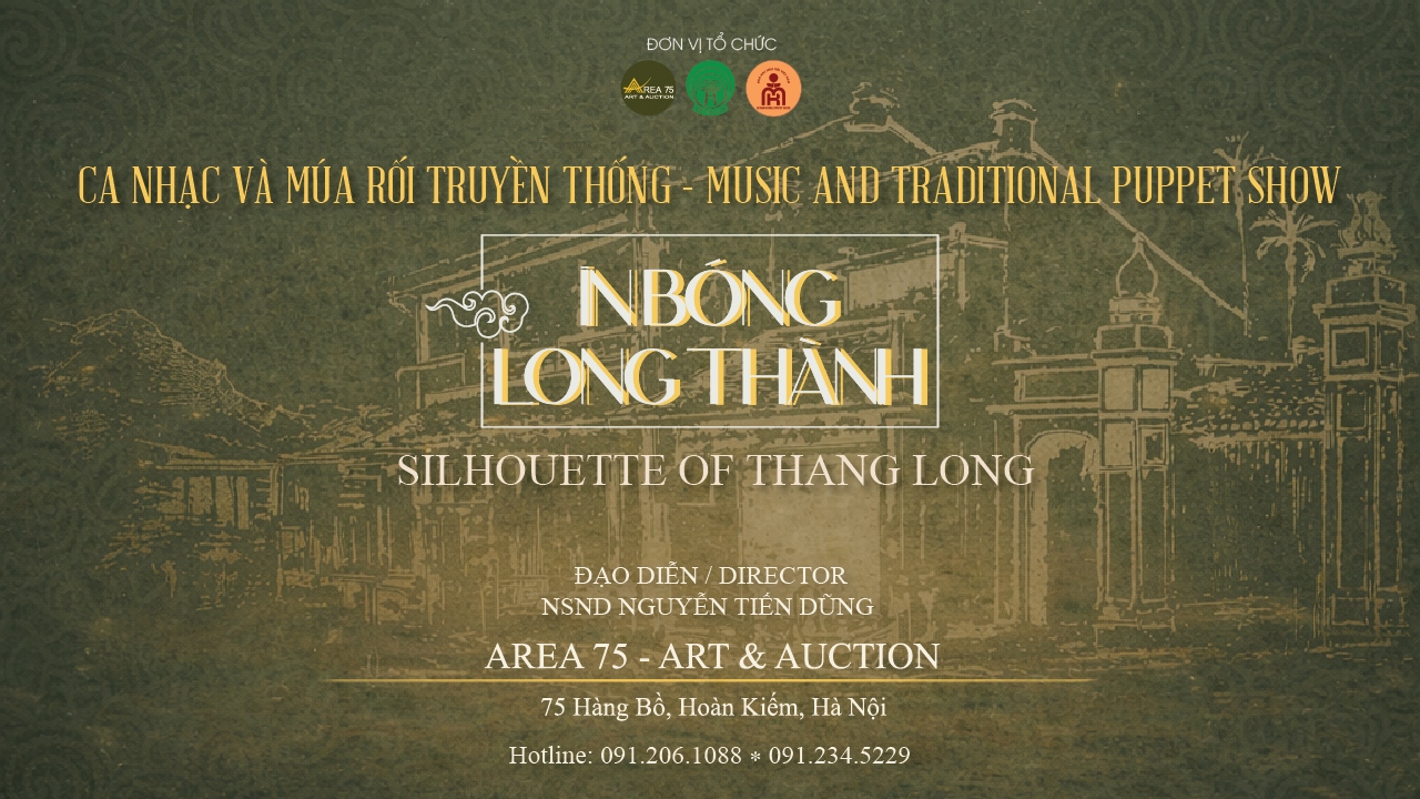 Area 75 - Art & Auction x Hồ Gươm Audio x Nhà Hát Múa Rối Việt Nam banner