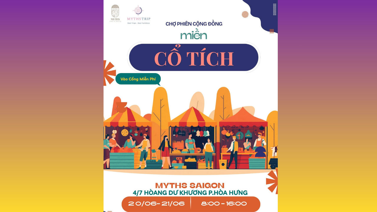 CHỢ PHIÊN CỘNG ĐỒNG MIỀN CỔ TÍCH