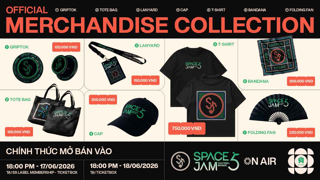 SPACEJAM #5 OFFICIAL MERCHANDISE COLLECTION