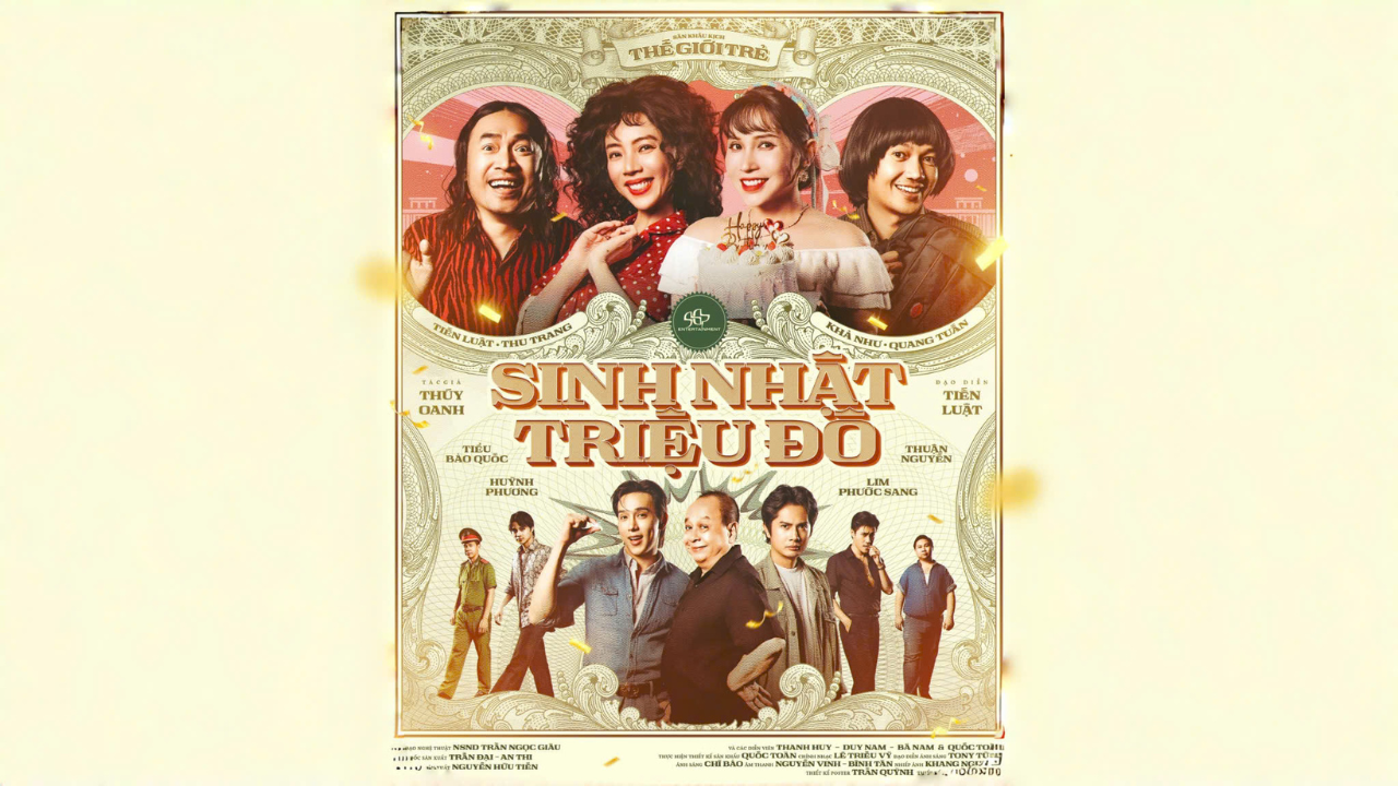 Poster Sân Khấu Thế Giới Trẻ: Sinh Nhật Triệu Đô
