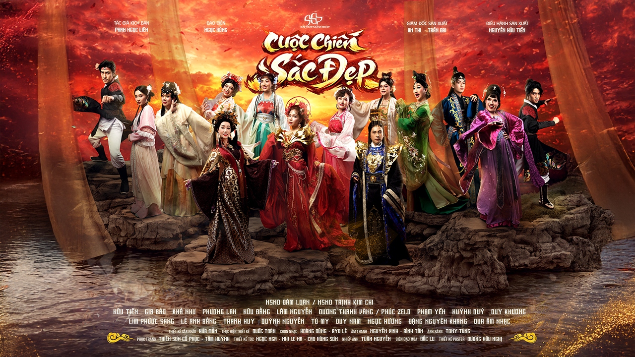 Poster Sân Khấu Thế Giới Trẻ: Cuộc Chiến Sắc Đẹp