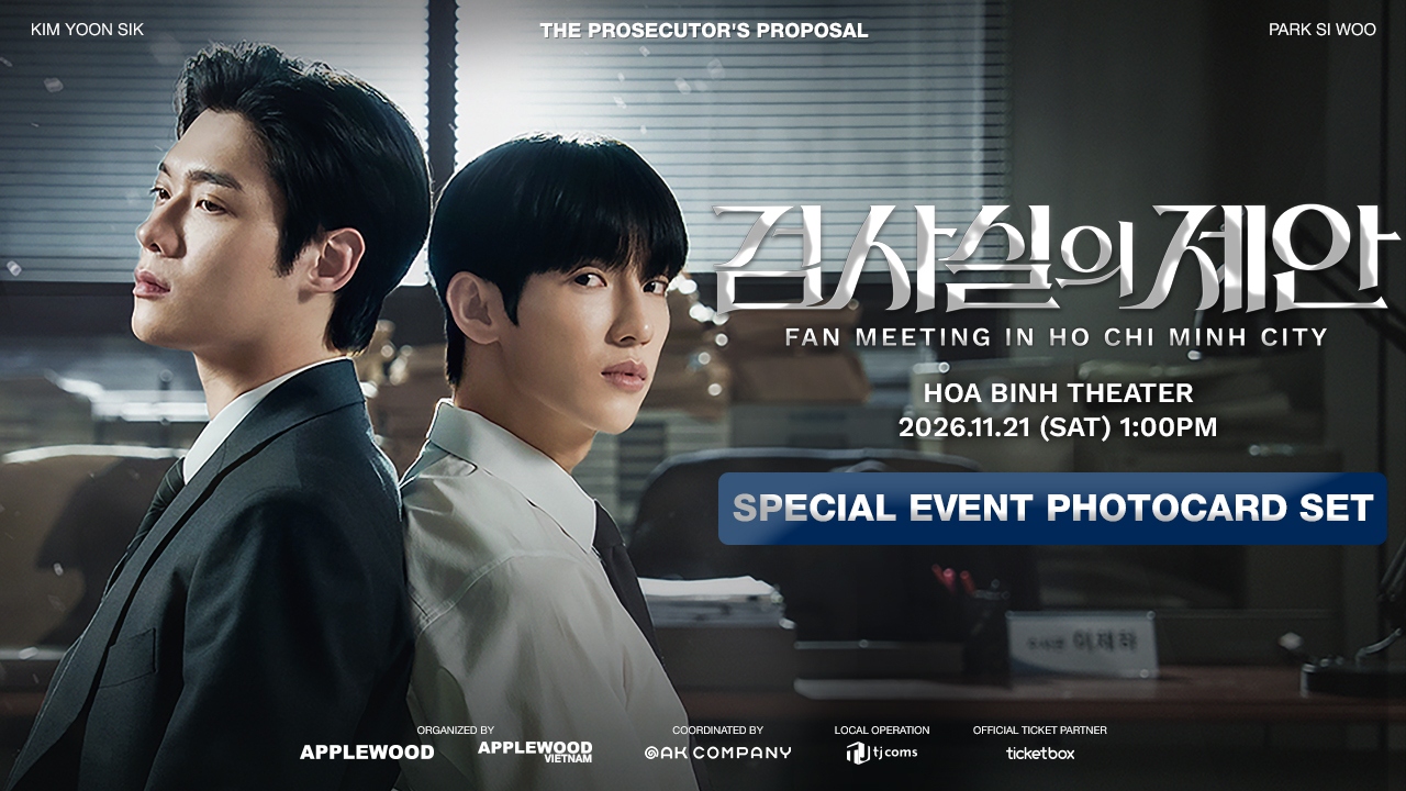 Poster The Prosecutor's Proposal Fan Meeting In Ho Chi Minh City | Special Event Photocard Set 