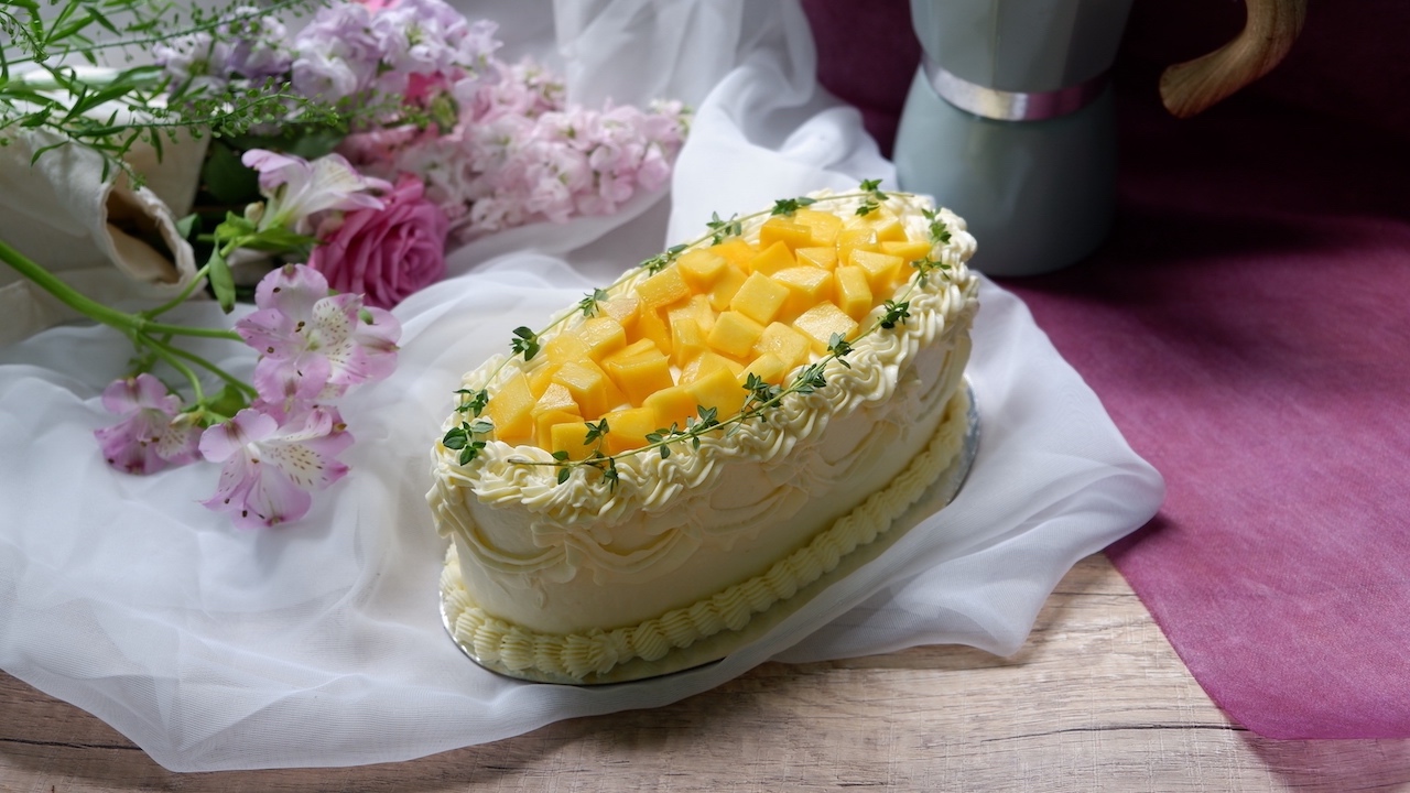 BAKING WORKSHOP FROM SPECIAL SUMMER ALBUM: "MANGO & EARL GREY CHIFFON CAKE"