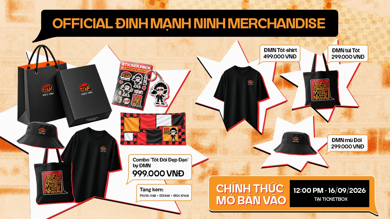 Poster [PRE-ORDER] OFFICIAL ĐINH MẠNH NINH MERCHANDISE
